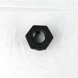 1-1/4" x 3/4" BLACK MI HEX BUSHING