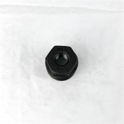 1" x 1/4" BLACK MI HEX BUSHING