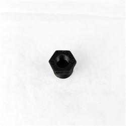 1/2" x 1/4" BLACK MI HEX BUSHING