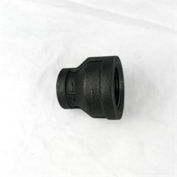 1" x 1/2" BLACK MI COUPLING