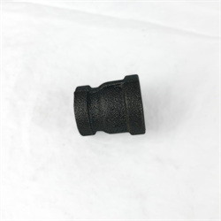 1/2" x 3/8" BLACK MI COUPLING