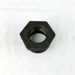 1-1/2" x 1" BLACK MI HEX BUSHING