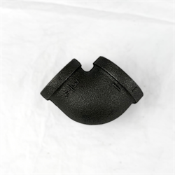 1" x 3/4" BLACK MI 90 ELBOW