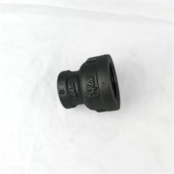 3/4" x 3/8" BLK MI COUPLING