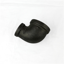 1" x 1/2" BLACK MI 90 ELBOW