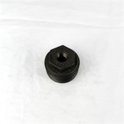 1-1/4" x 1/4" BLACK MI HEX BUSHING