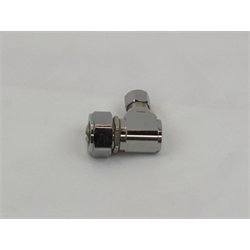 1/2" PAP x 3/8" COPPER COMPRESSION ANGLE ADAPTER PLATED